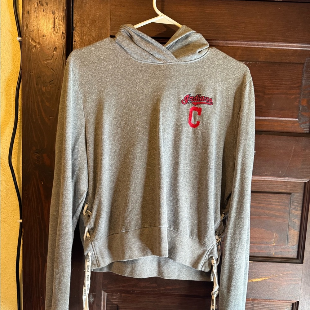 Indians Pink Collab Hoodie Lg